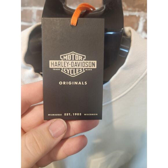 Harley Davidson Originals H-D Classic Crewneck Sweatshirt Mens Medium - Picture 4 of 8